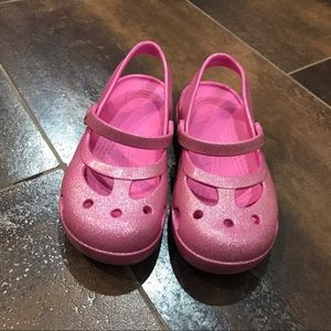 Crocs Pink Sparkle